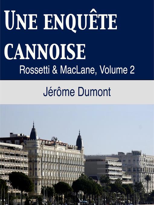 Cover image for Une Enquête Cannoise